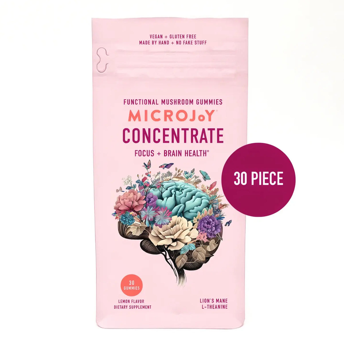 Mushroom Gummies (30) / Vegan Supplement / Mood Elevate , Concentrate, Hibernate