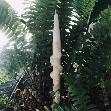Beeswax Ritual Candle - Snake Goddess