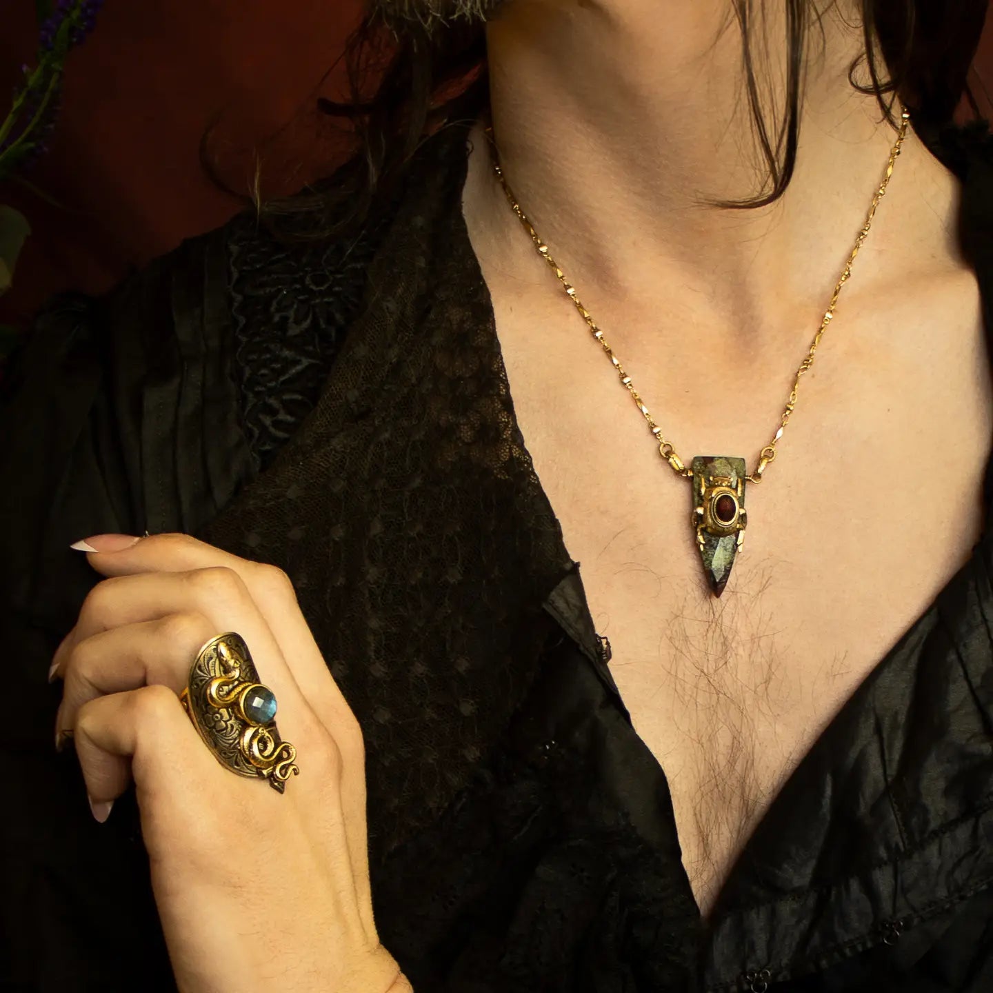 Rising Serpent Cuff Fingerpiece