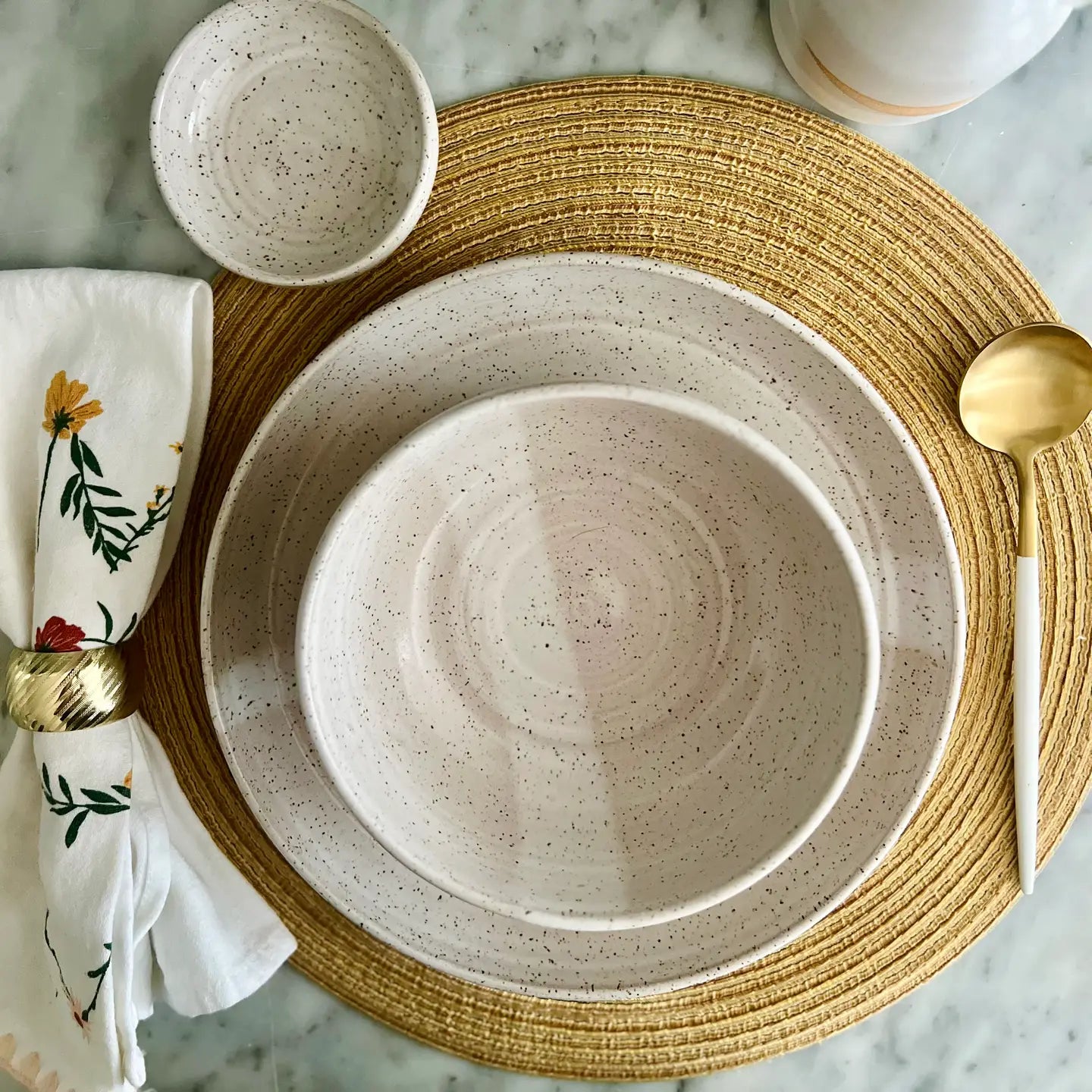 Handmade Wide Bowl – Ceramic Stoneware Bowl