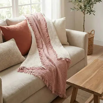 100% Cotton Muslin Blankets