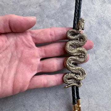 Rattlesnake Bolo Tie