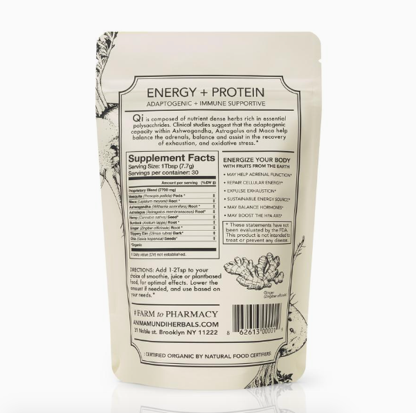 Qi - Energy + Protein Powder