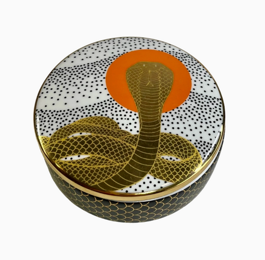 Printed Ceramic Box and Gem Dishes