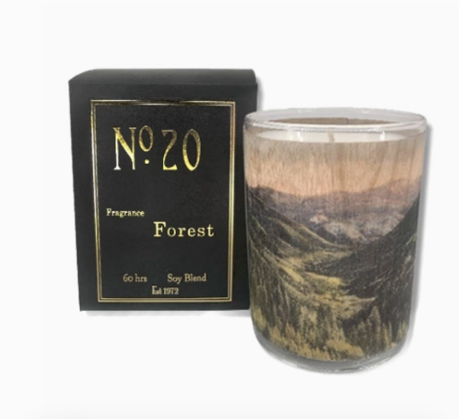 Wood Printed Vessel Candles