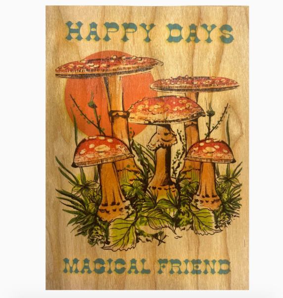 Magical Handmade Wooden Greeting Cards