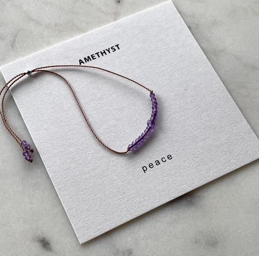 Gemstone Minimalist Bracelets