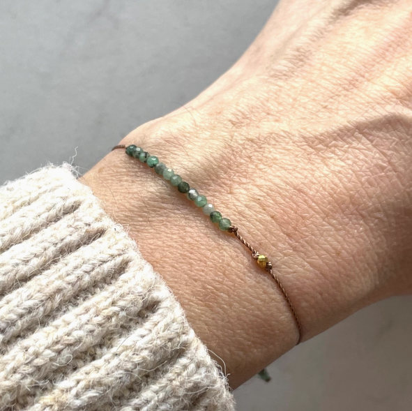 Gemstone Minimalist Bracelets