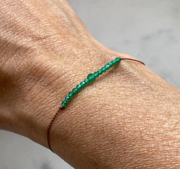 Gemstone Minimalist Bracelets