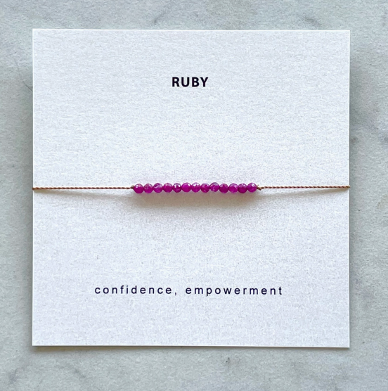 Gemstone Minimalist Bracelets