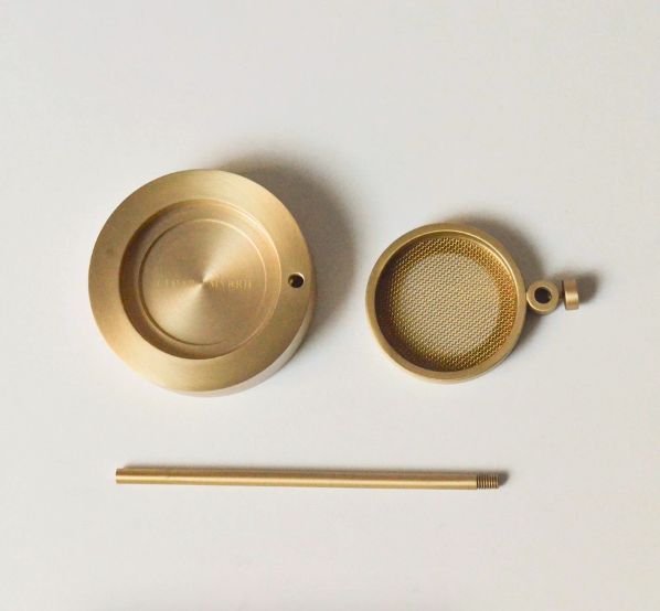 Delicada Brass and Ceramic Incense Holder + Burner Collection