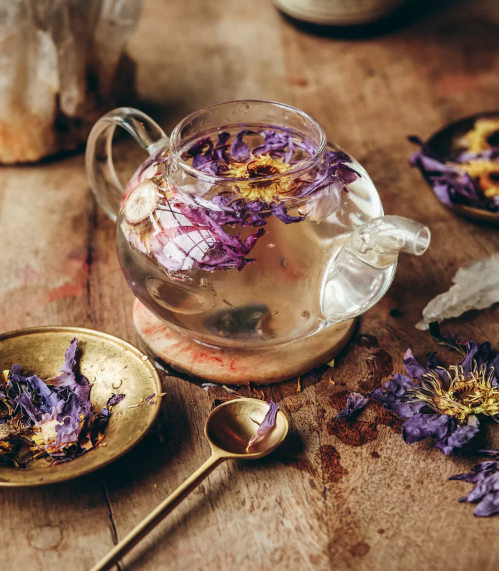 Whole Blue Flowers of Intuition