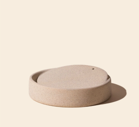 Ceramic Wave and Moon Stick Incense Burner Collection