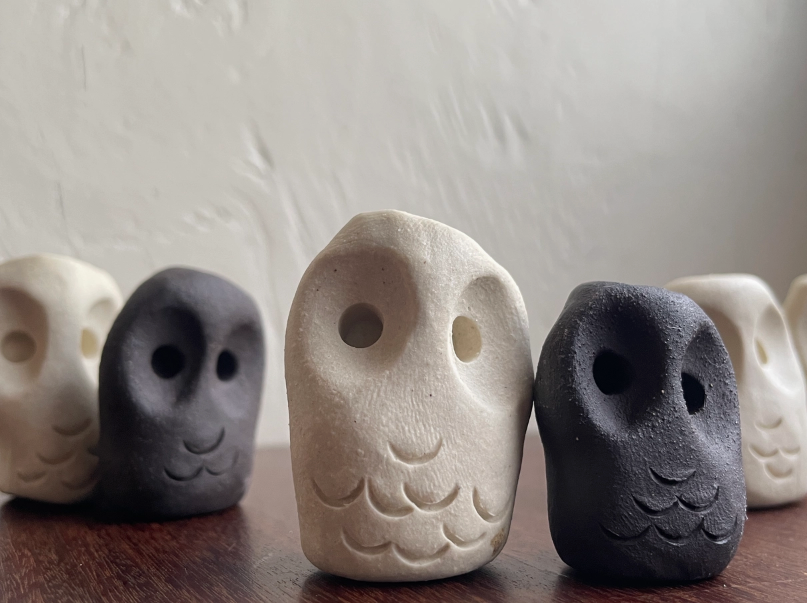 Handmade Ceramic Owl Buddies