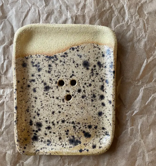 Handmade Speckled Soap Dish