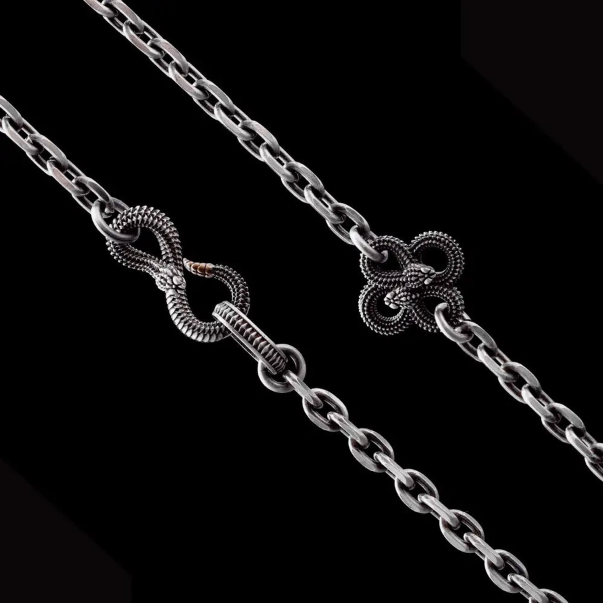 Nature Artist Mens Silver Chain Collection