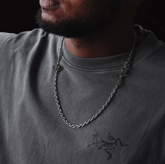 Nature Artist Mens Silver Chain Collection