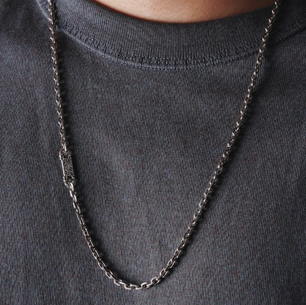 Nature Artist Mens Silver Chain Collection