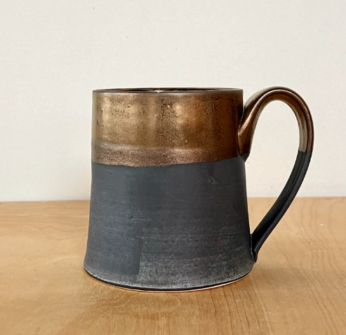 Gold Ceramic Mug and Tumbler Collection