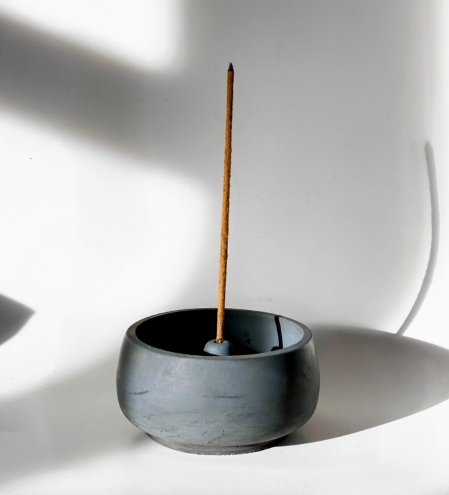 Cement Formed Incent Holder