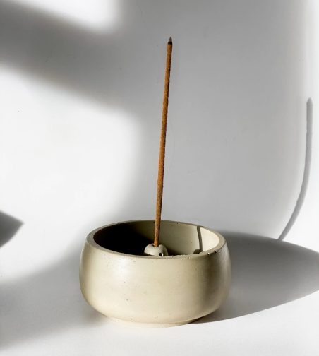 Cement Formed Incent Holder