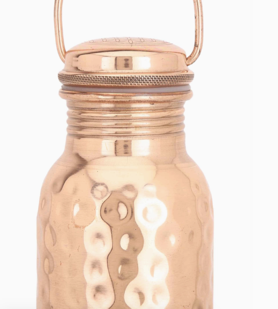 Hammered Tamba Copper Water Bottle