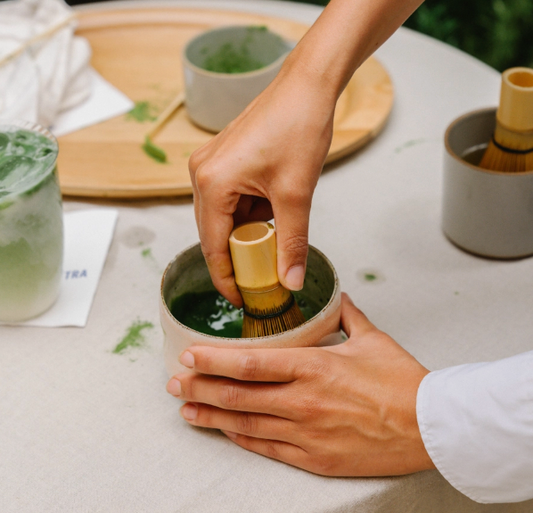 Matcha Whisk Dark Bamboo