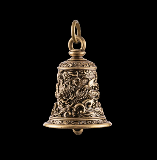Nature Brass Bell - Dragon and Eagle