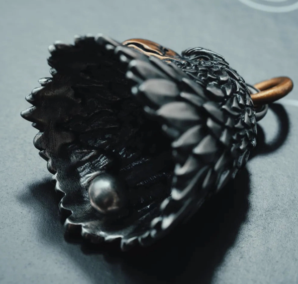 Nature Brass Bell - Dragon and Eagle