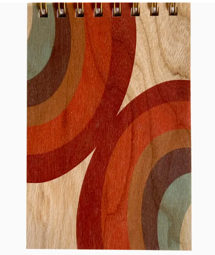 Handmade Wood Printed Notepads