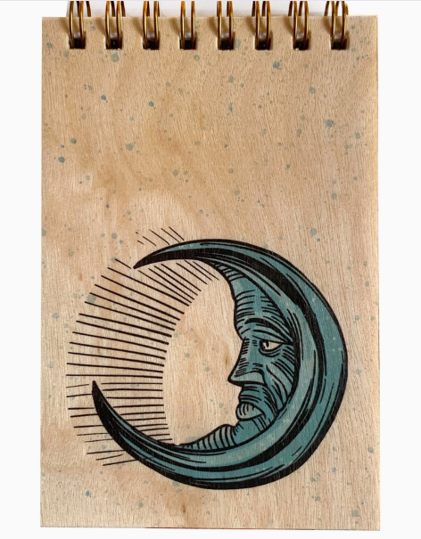 Handmade Wood Printed Notepads