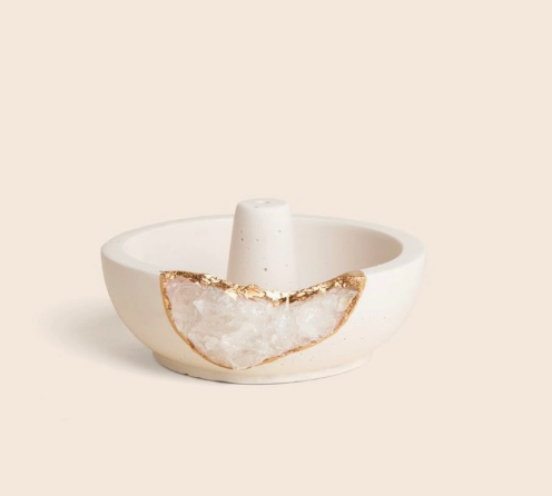 Geode Incense Holder