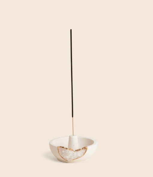 Geode Incense Holder