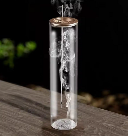 Suspended in Glass Incense Holder