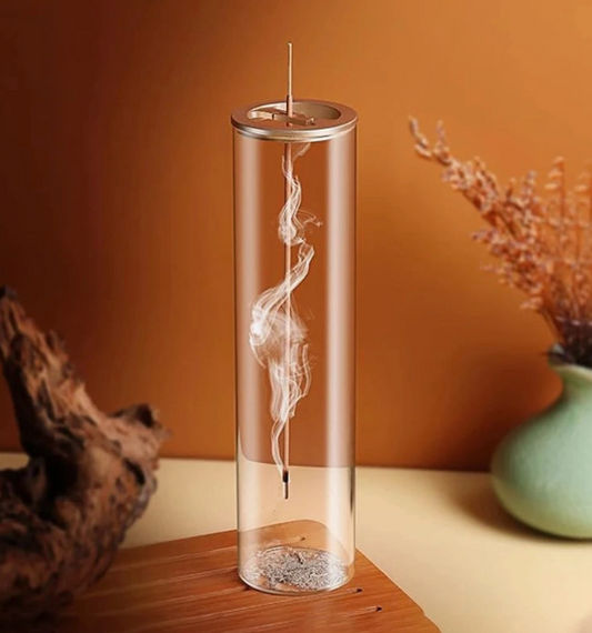 Suspended in Glass Incense Holder