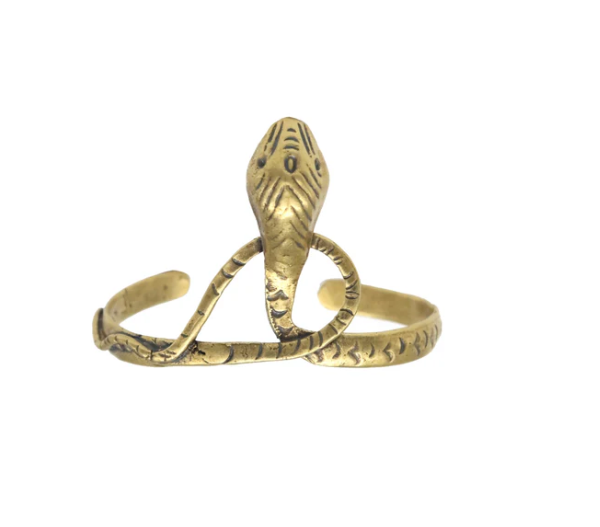 Reclaimed Metal Cuff | Snake Wrap Cuff