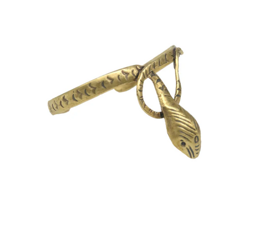 Reclaimed Metal Cuff | Snake Wrap Cuff