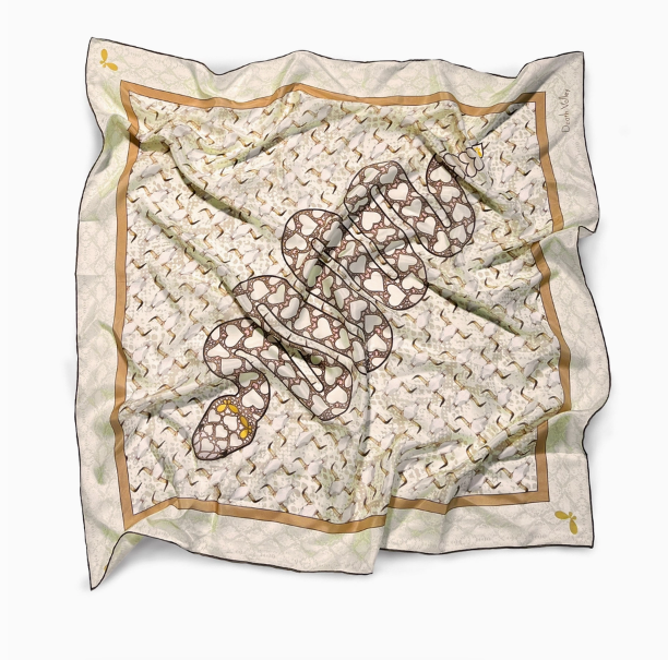 Silk Nature Printed Scarf and Bandana Collection