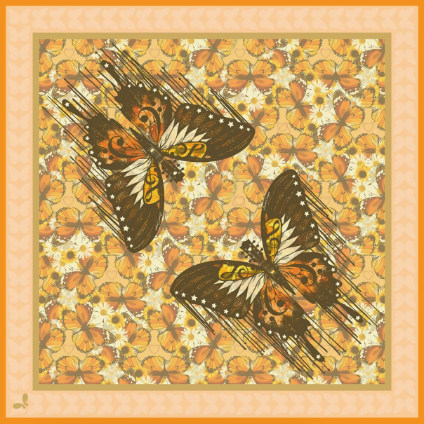Silk Nature Printed Scarf and Bandana Collection