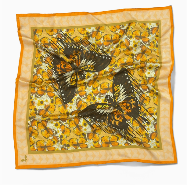 Silk Nature Printed Scarf and Bandana Collection