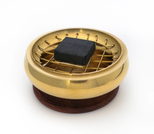 Incense Charcoal Brass Burner