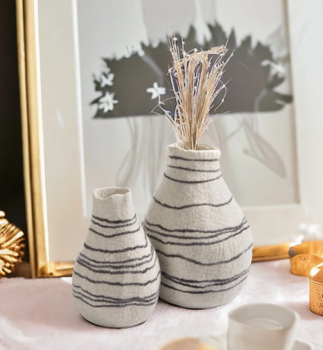 Tribal Line Wool Basket Collection