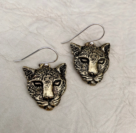 Silver Yanapuma - Jaguar Earrings