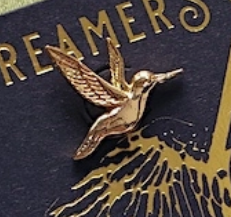 Hummingbird 14k Gold Plated Stud Earrings