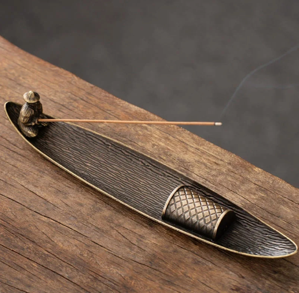 Fishing Boat Incense Burner