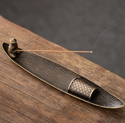 Fishing Boat Incense Burner