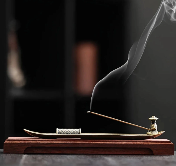 Fishing Boat Incense Burner