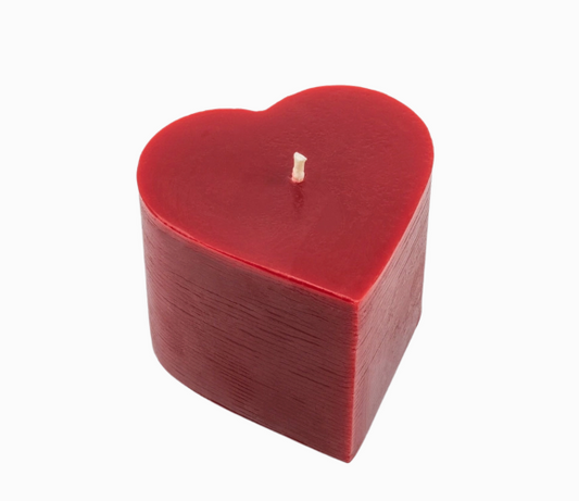 Heart Beeswax Candles