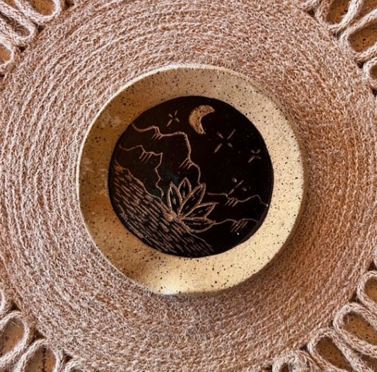 Ceramic Night and Day Bloom Spoon Rest Collection