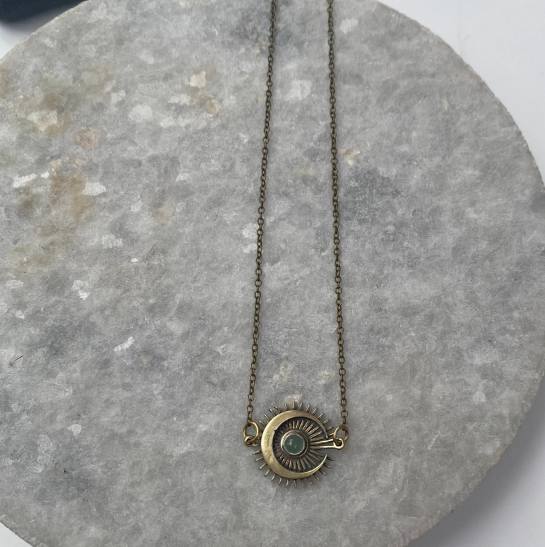 Chic Brass Necklace Collection